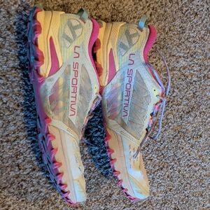 La Sportiva Women's Trail Shoes (Size 11 (EU 43)) - Pink and Cream & Grey & Pink